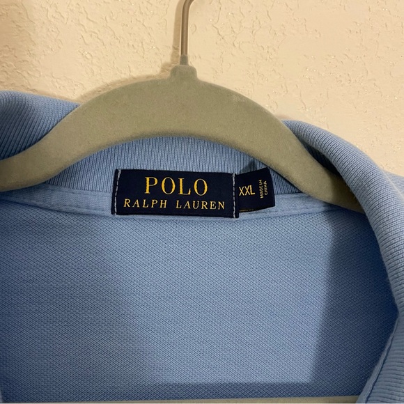 Polo by Ralph Lauren Men's Blue Polo Shirt XXL - Picture 4 of 6